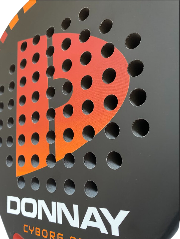 Donnay Cyborg Pro Black - 18k Carbon Padel Tennis Racket