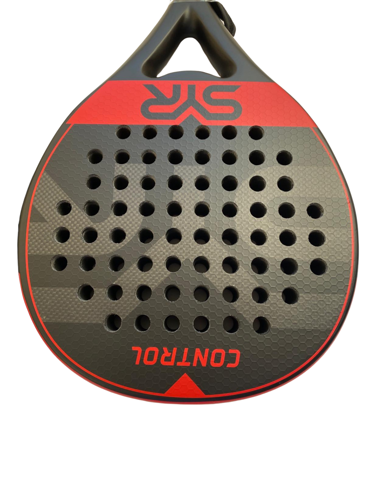 SYR CONTROL - Carbon Fibre Padel Tennis Racket In Red - RRP £179