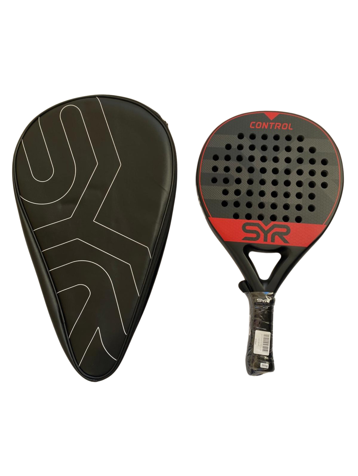 SYR CONTROL - Carbon Fibre Padel Tennis Racket In Red - RRP £179