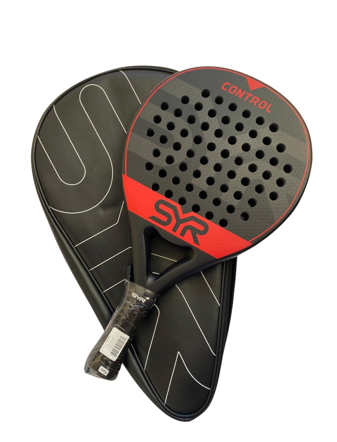 SYR CONTROL - Carbon Fibre Padel Tennis Racket In Red - RRP £179
