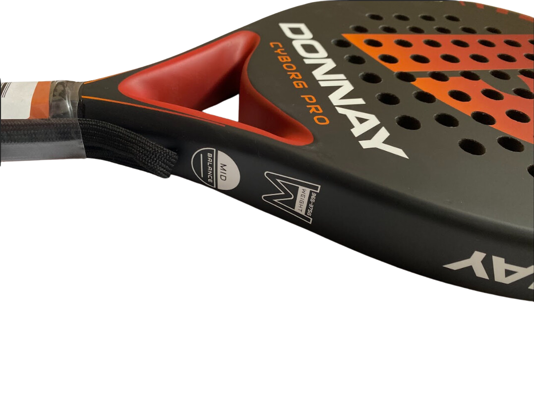 Donnay Cyborg Pro Black - 18k Carbon Padel Tennis Racket