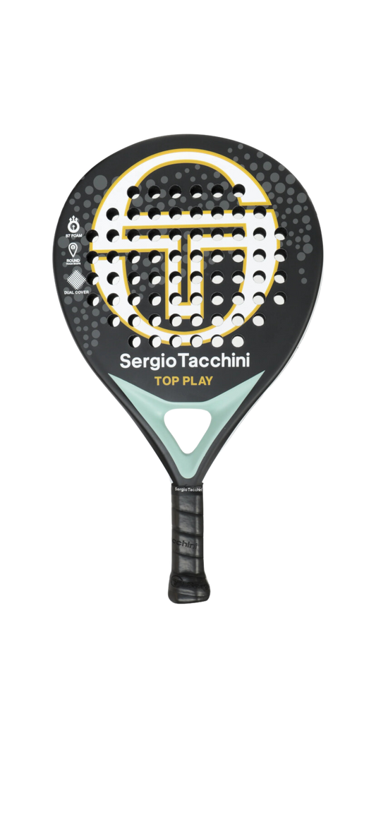 Sergio Tacchini - Top Play Black/White Padel Tennis Racket