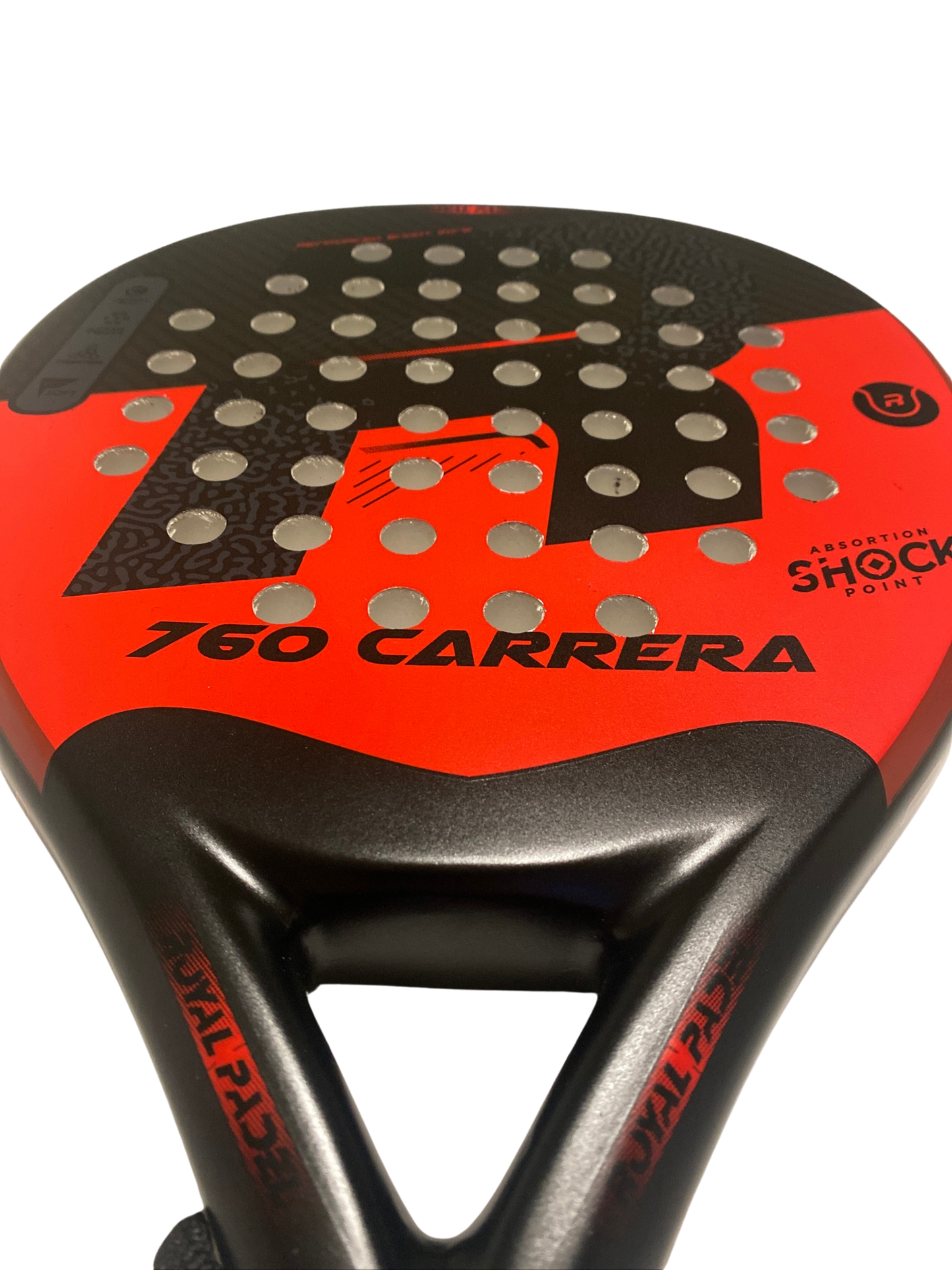 Royal Padel 760 Carrera - Carbon Red Padel Tennis Racket