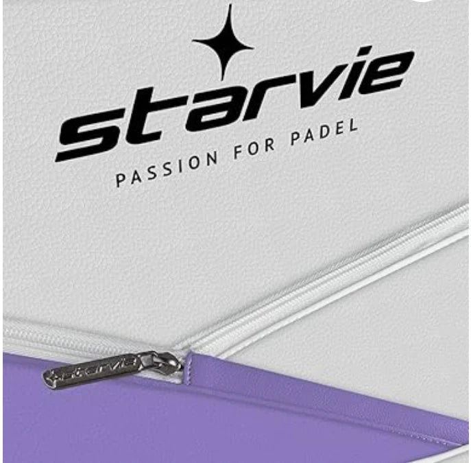 STARVIE White and Purple - Padel Tennis Racket BAG