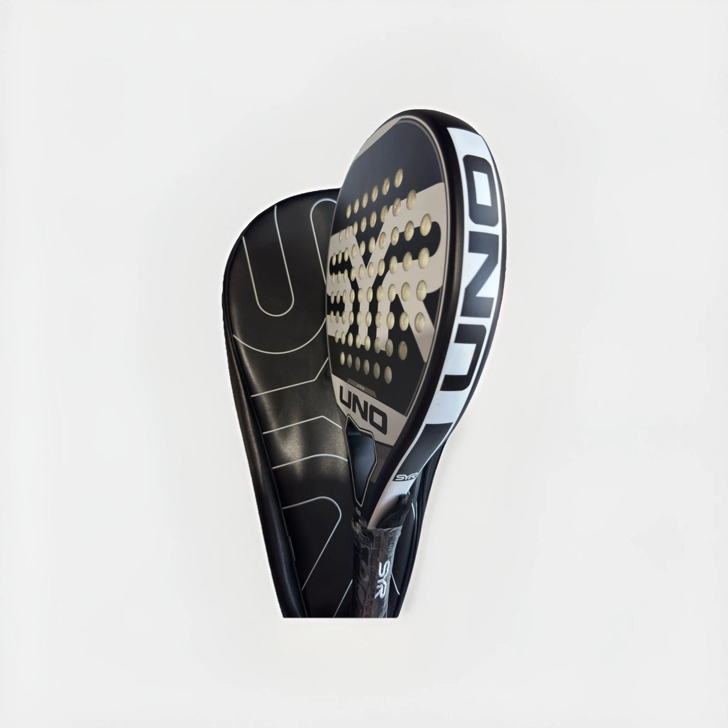 SYR UNO - Carbon Fibreglass Padel Tennis Racket In back