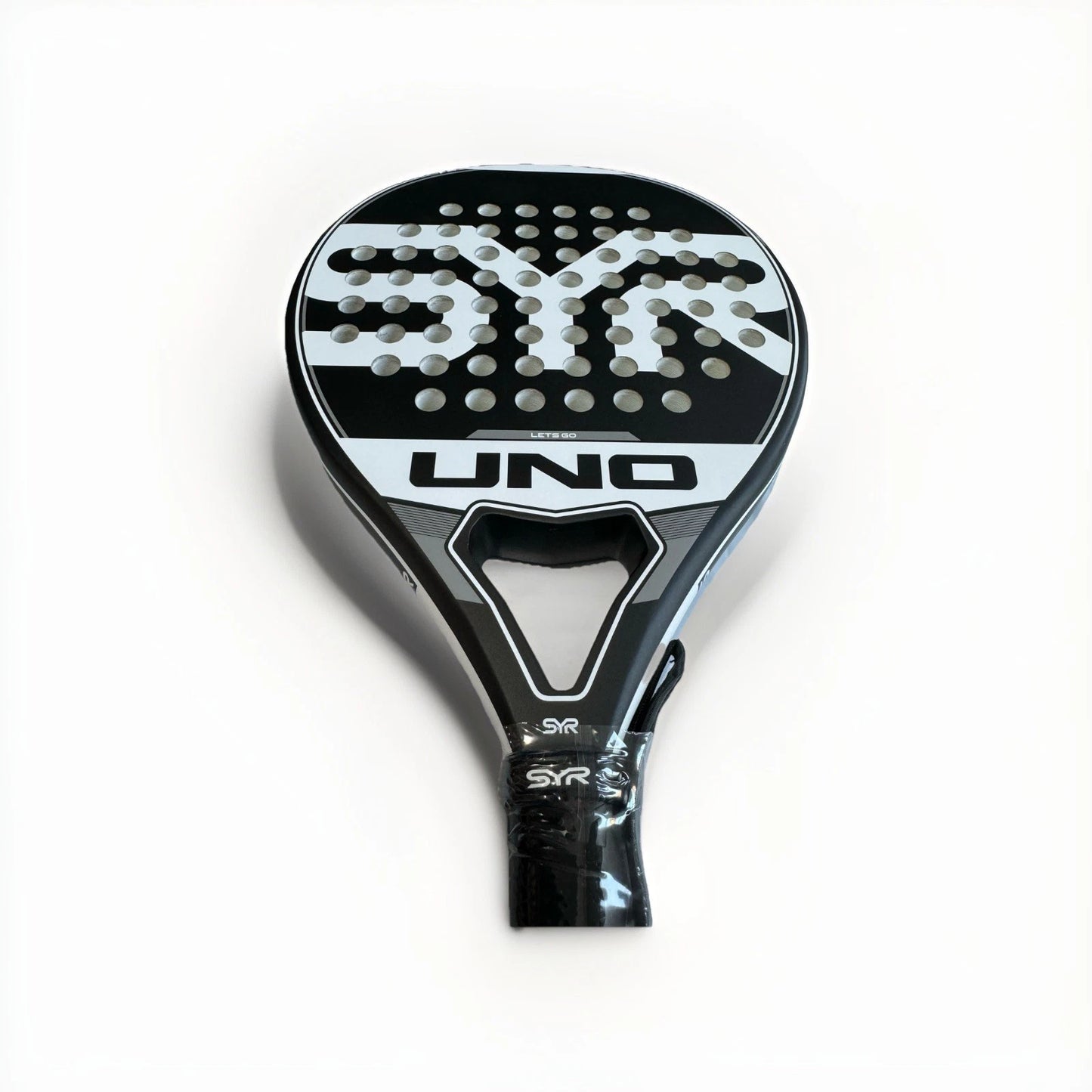 SYR UNO - Carbon Fibreglass Padel Tennis Racket In back