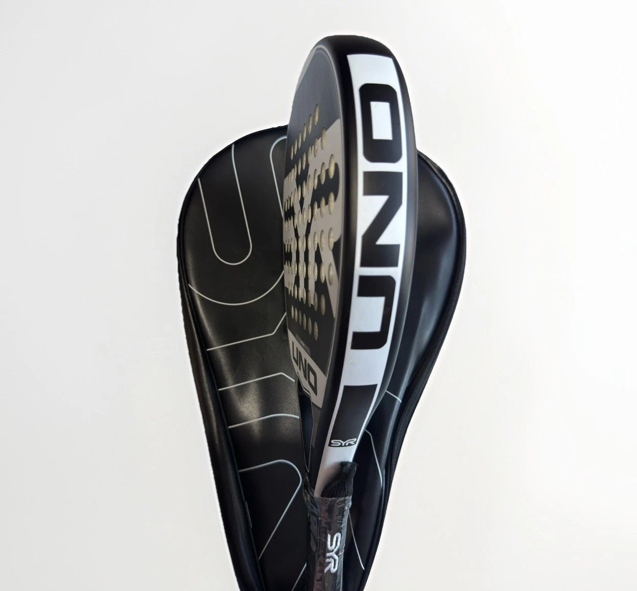 SYR UNO - Carbon Fibreglass Padel Tennis Racket In back