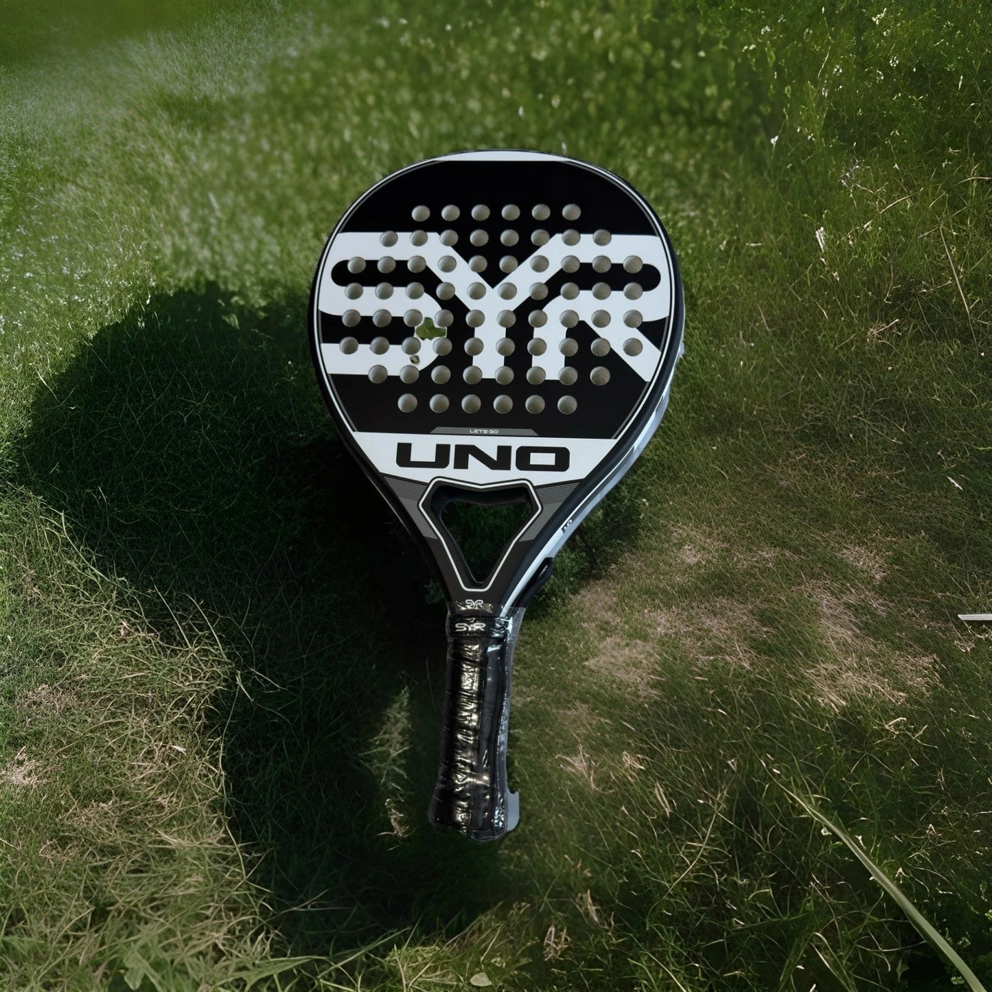 SYR UNO - Carbon Fibreglass Padel Tennis Racket In back