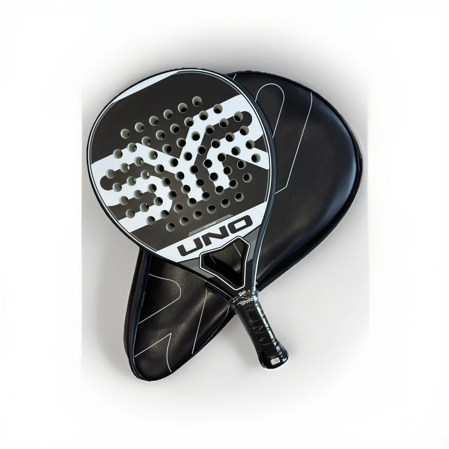 SYR UNO - Carbon Fibreglass Padel Tennis Racket In back
