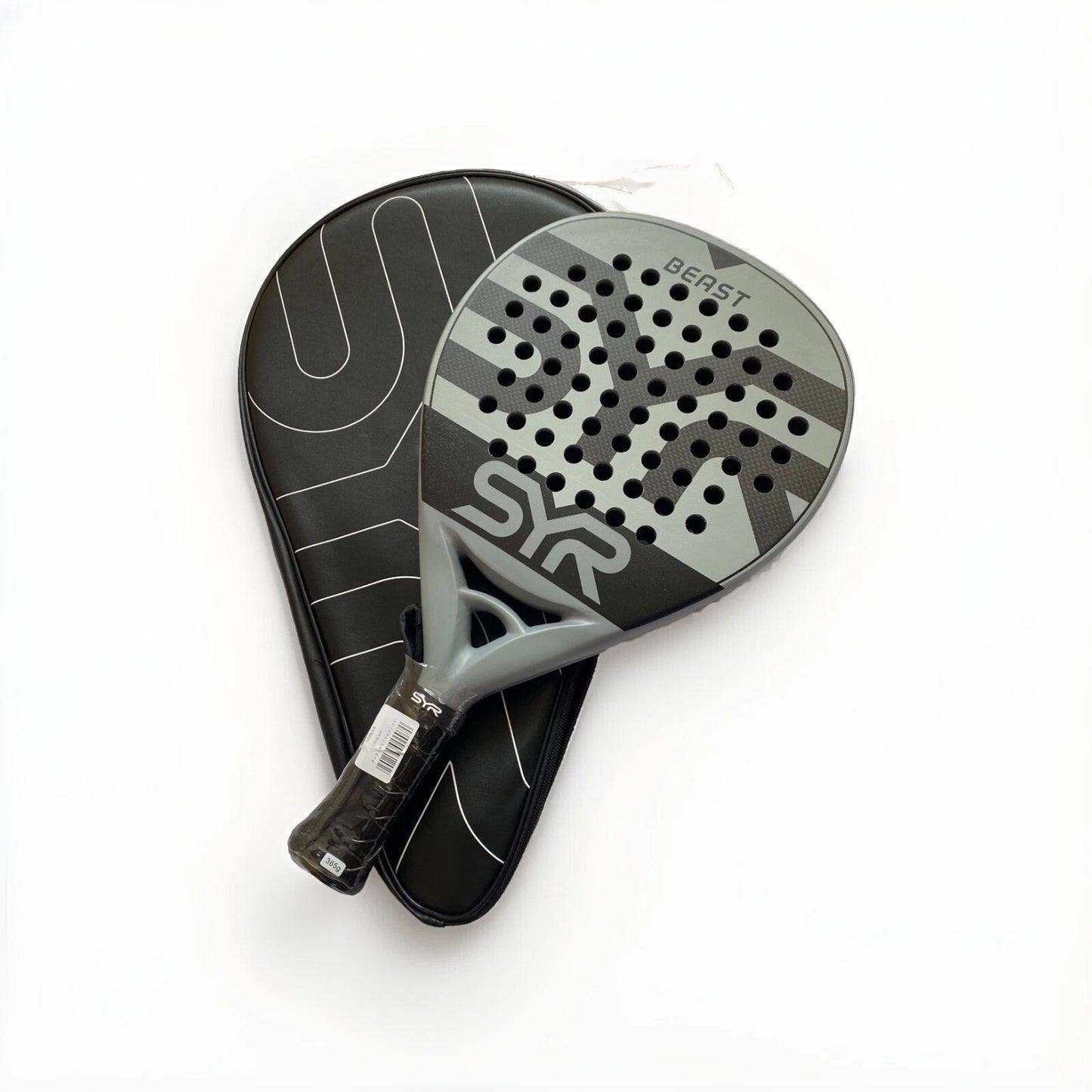 SYR BEAST - Carbon Fibre Padel Tennis Racket In Grey - Power