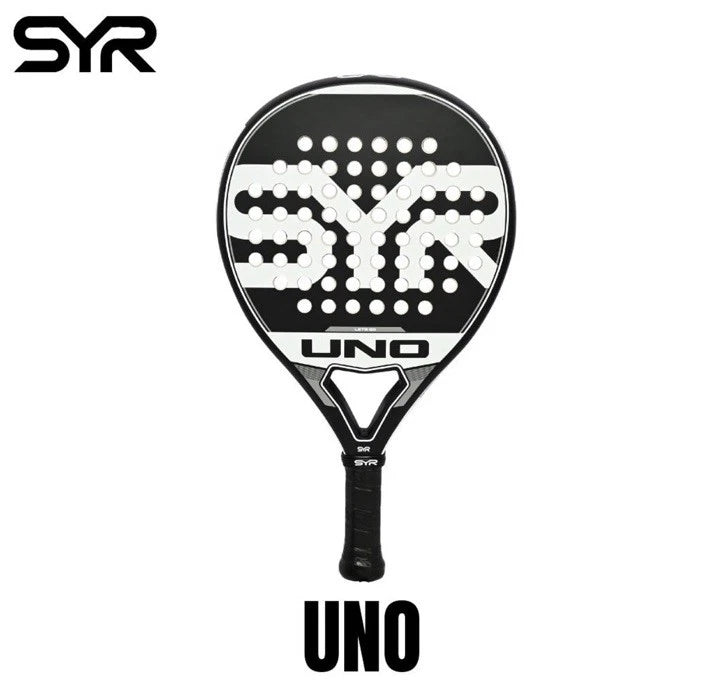 SYR UNO - Carbon Fibreglass Padel Tennis Racket In back