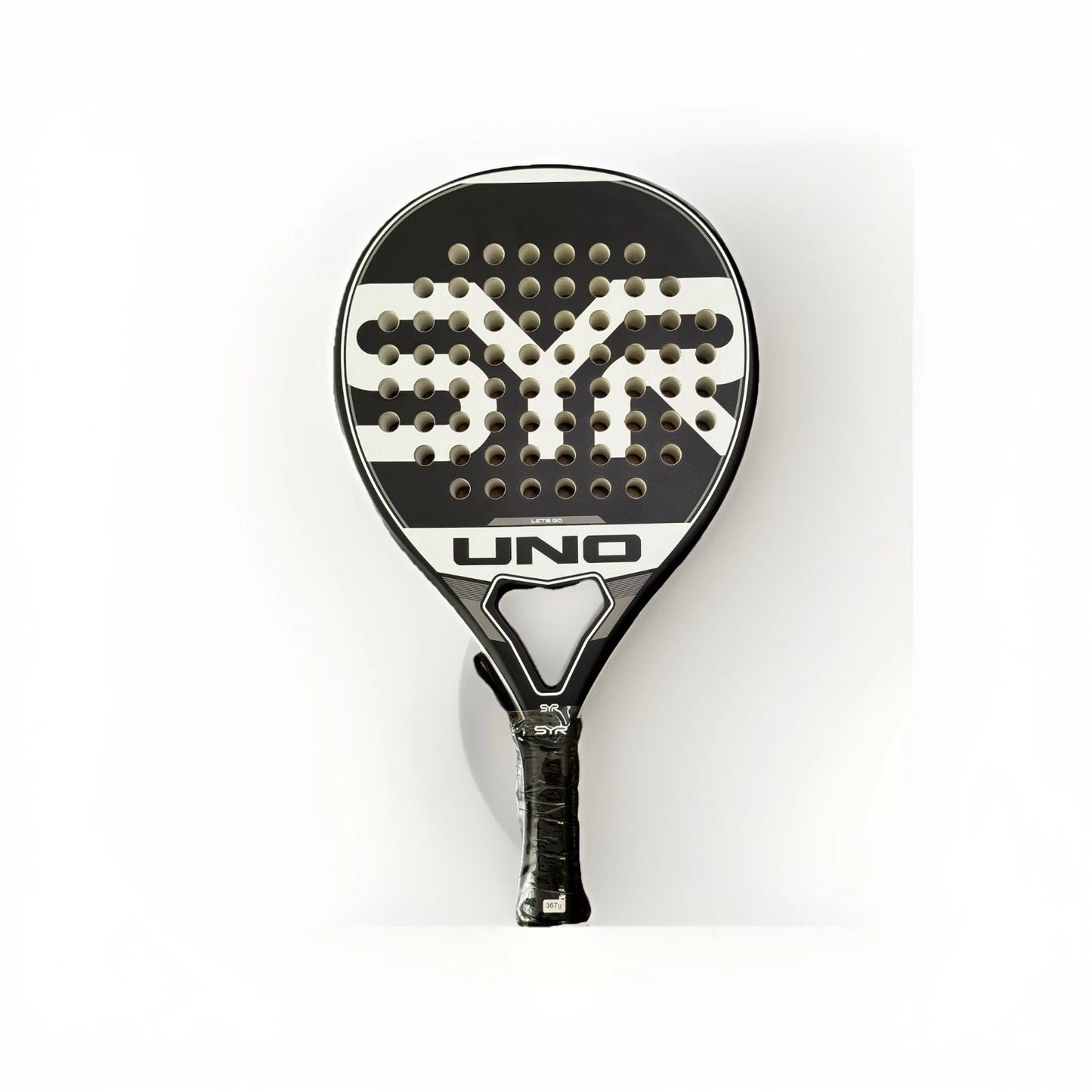 SYR UNO - Carbon Fibreglass Padel Tennis Racket In back
