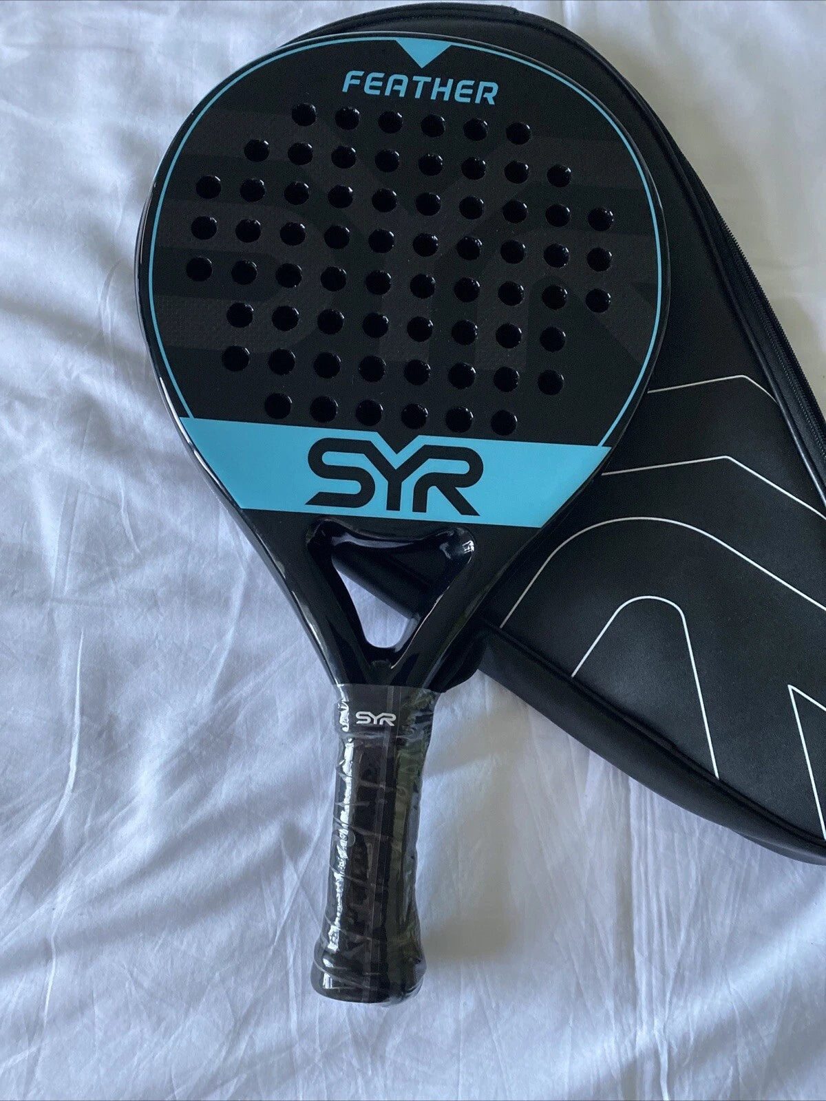 SYR FEATHER - Carbon Fibre Padel Tennis Racket In Blue