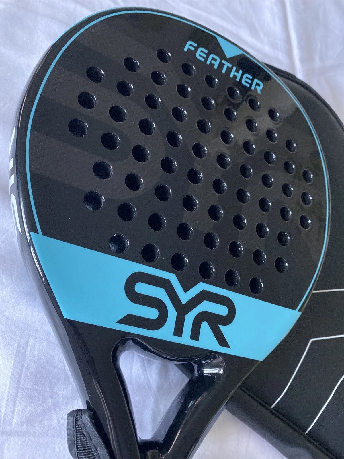 SYR FEATHER - Carbon Fibre Padel Tennis Racket In Blue