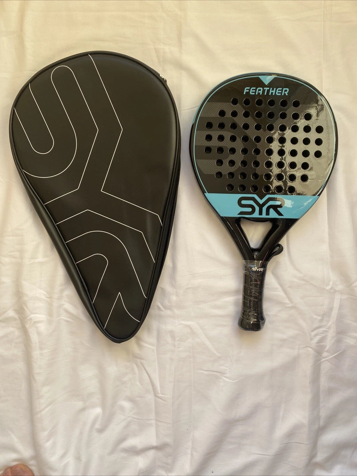 SYR FEATHER - Carbon Fibre Padel Tennis Racket In Blue
