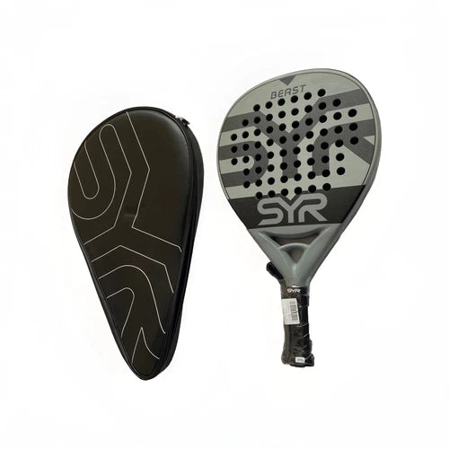 SYR BEAST - Carbon Fibre Padel Tennis Racket In Grey - Power
