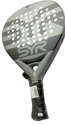 SYR BEAST - Carbon Fibre Padel Tennis Racket In Grey - Power